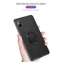 Londor ochranný kryt pro Apple iPhone X s kovovým držákem na prst - modrý