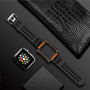 Husă Totudesign, cu curea, pentru Apple Watch - 42mm - portocaliu