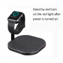 Stație de andocare și încărcare wireless pentru iPhone / Apple Watch - negru