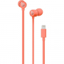 Căști originale Beats urBeats3, cu conector lightning - roșu