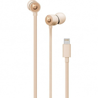 Căști originale Beats urBeats3, cu conector lightning pentru dispozitivele Apple - auriu