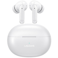 USAMS Căști wireless XD19 - albe