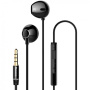Căşti BASEUS Encok, cu microfon și control al volumului cu conector 3,5 mm jack pentru dispozitivele Apple - negru