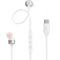 Căști JBL Tune 310C cu conector USB-C - alb