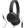 Căști JBL TUNE 500 cu conector jack 3,5 mm pentru Dispozitive Apple - negru