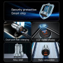 Încărcător auto TOTUDESIGN CC-4 cu display și porturi USB-C / USB-A - 48W - gri