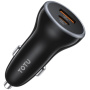 Încărcător auto TOTUDESIGN CC-5 cu porturi USB-C / USB-A - 65W - negru