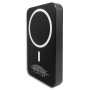 Appleking wireless MagSafe power bank cu suport și port USB-C - 5.000 mAh - negru