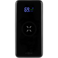 FIXED MagZen powerbanka cu Qi și MagSafe încărcare cu porturi USB-A / USB-C - 10000 mAh - negru