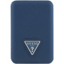 Guess Grained Triangle Logo Powerbank wireless MagSafe cu port USB-C - 5.000 mAh - bleumarin