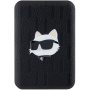 Karl Lagerfeld Choupette Head Power Bank în relief MagSafe cu port USB-C - 5.000 mAh - negru
