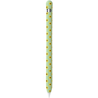 Husă silicon AhaStyle cu model de floarea-soarelui pentru Apple Pencil generația 1 - verde