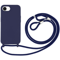 Husă de protecție cu șnur pentru iPhone 16e / 17e - albastru închis