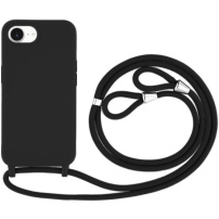 Husă de protecție cu șnur pentru iPhone 16e / 17e - negru
