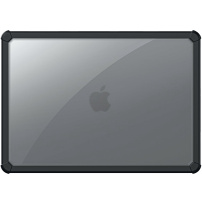 Husă DUX DUCIS LCGM Series lucioasă transparentă pentru MacBook Air 13" (A2681 / A3113 / A3240 / A3449) - negru