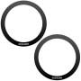 ESSAGER Inel adeziv MagSafe pentru iPhone - 2 buc - negru