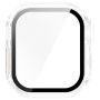 Husă tip carte în stil Watch Ultra cu sticlă securizată pentru Apple Watch 42mm (Seriile 10 / 11) - lăptos