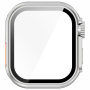 Husă tip carte în stil Watch Ultra cu sticlă securizată pentru Apple Watch 46mm - argintiu
