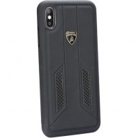 Carcasă originală Lamborghini Huracan Carbon, pentru iPhone XS Max - negru