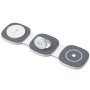 Încărcător wireless 3 în 1 MagSafe YM-T1 pentru iPhone / Apple Watch / AirPods - 15W - gri închis