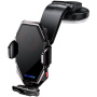 Suport auto ESSAGER T7 pentru grila de ventilație, parbriz și bord cu încărcare wireless pentru iPhone - negru