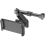Suport auto reglabil pentru tetieră iPhone / iPad până la 11" - negru