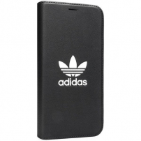 Carcasă flip originală ADIDAS, pentru iPhone XR - negru