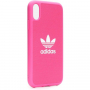 Carcasă originală ADIDAS, din plastic durificat, pentru iPhone XR - roz