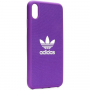 Carcasă originală ADIDAS, din plastic durificat, pentru iPhone XS Max - violet
