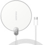 Încărcător wireless cu display ESSAGER ES-WC15 pentru iPhone - 15W - alb