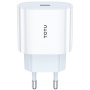 Adaptor încărcare rapidă TOTUDESIGN HC-1 cu port USB-C - 20W - alb