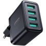 Adaptor de încărcare JOYROOM JR-TCN03 cu 4 porturi USB-A - 24W - negru