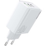 WEKOME WP-U63 Adaptor de încărcare rapidă cu porturi 2x USB-C / USB-A - 40W - alb