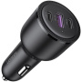 Încărcător auto UGREEN cu 2 porturi USB-C / USB-A - 65W - negru