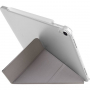 UNIQ Yorker Kanvas Plus husă cu stand origami pentru iPad Air 4 (2020) / Air 5 (2022) / Pro 11" (2018) - gri