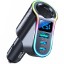Încărcător auto JOYROOM CL21 cu porturi 2x USB-C / USB-A și splitter pentru priza de brichetă - 150W - negru