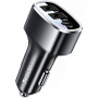 Încărcător auto Yesido Y47 cu porturi USB-C / 2x USB-A - 49W - negru