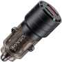 Încărcător auto USAMS US-CC176 cu porturi USB-C / USB-A - 95W - negru
