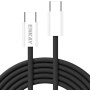 Cablu de încărcare și date împletit ENKAY - USB-C la USB-C - 2 m - negru