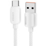 Cablu de încărcare și date împletit ESSAGER ES-X46 - USB-A la USB-C - 2 m - argintiu