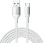 Cablu de încărcare și date împletit JOYROOM S-A28 - USB-A la Lightning - 2 m - alb