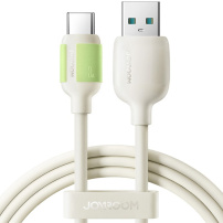 Cablu de încărcare și date JOYROOM S-A53 - USB-A la USB-C - 1,2 m - bej