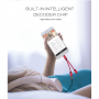 Reducţie POFAN de la conector lighting, pentru conectarea simultană a căştilor şi încărcătorului, pentru iPhone / iPad - 12 cm - roşu