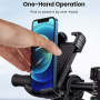 Suport UGREEN pentru bicicletă și motocicletă, prindere pe ghidon, pentru iPhone - negru