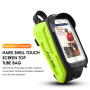 WEST BIKING husă impermeabilă de bicicletă cu spațiu pentru iPhone - galben neon