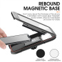 WEST BIKING husă universală magnetică impermeabilă cu suport pentru bicicletă și motocicletă pe ghidon pentru iPhone - negru