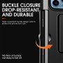 WEST BIKING husă universală magnetică impermeabilă cu suport pentru bicicletă și motocicletă pe ghidon pentru iPhone - negru