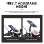 WEST BIKING husă universală magnetică impermeabilă cu suport pentru bicicletă și motocicletă pe ghidon pentru iPhone - negru