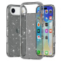 Husă transparentă cu sclipici pentru iPhone Air - gri