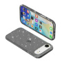 Husă transparentă cu sclipici pentru iPhone Air - gri